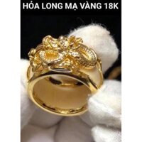 nhẫn hỏa Long mạ vàng 18k