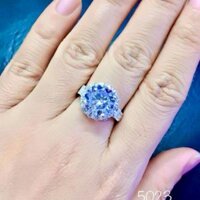 Nhẫn hột cao đá lớn size inbox