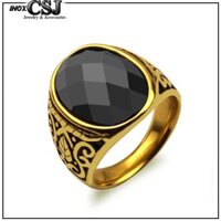 Nhẫn hột xoài mạ vàng đá độc đẹp giá rẻ n569 Pitaca