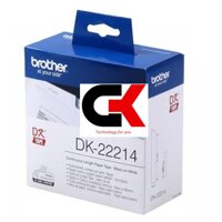 Nhãn in Brother DK-22214, 12mm*30.48m, nhãn in liên tục.