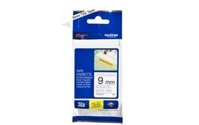 Nhãn in Brother Siêu Dính TZe-S221 | 9mm x 8m | Chữ Đen trên nền Trắng