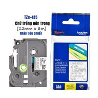 Nhãn in Brother Tze 12mm Nhãn loại tiêu chuẩn