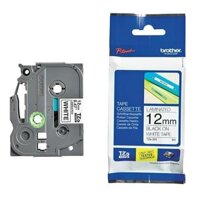 Nhãn In Brother TZe-231 Chữ Đen Trên Nền Trắng (Black on White) rộng 12mm, chiều dài 8m - Hàng Brother Việt Nam