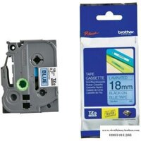 NHÃN IN BROTHER TZE-541 / 18MM XANH DƯƠNG