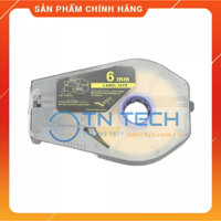 Nhãn in Canon PT-1106y - Đen nền vàng - 6mm x 30m