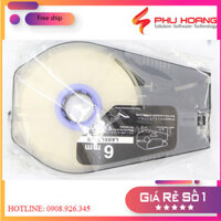 Nhãn in Canon PT-1109W, màu trắng, khổ rộng 9mm, dài 30m, sử dụng cho máy in ống lồng Canon.