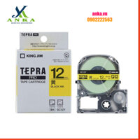Nhãn in khổ 12mm dùng cho máy Tepra SR-R170V / SR300 / SR530 / SR970 / SR5900P / SR-R7900P