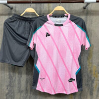 [nhận in tên số] Quần áo đá bóng nam nữ Apollo hồng thun lạnh cao cấp mềm mại thoáng mát.