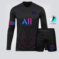 [Nhận in tên số theo yêu cầu ] Áo bóng đá PSG Paris Saint-Germain thun thun lạnh