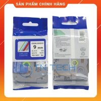 Nhãn In TZ2-S221 Brother - Đen nền trắng 9mm x 8m