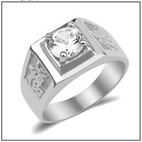 NHẪN INOX NAM CHỮ PHƯỚC ĐÍNH XOÀN CAO CẤP ĐẸP GIÁ RẺ NN521 - Màu Vàng,9