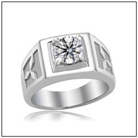 Nhẫn Inox Nam Đẳng Cấp Thép Không Gỉ Chạm Sao 3 Cánh-NN523 - Màu Trắng,10