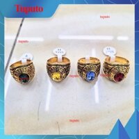 NHẪN  INOX, Nhẫn MỸ CHẠM 1968 MANG KHÔNG ĐEN, KHÔNG GỈ 52R