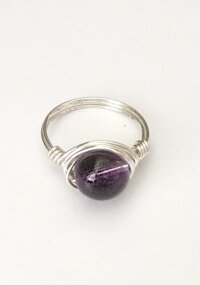 Nhẫn kẽm đá thạch anh RGem-1 - 19