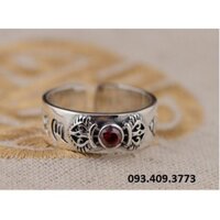 Nhẫn Khắc Lục Tự Minh Chú - Chùy Kim Cang - NH171