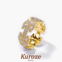 Nhẫn kim cương siêu độc đoán Kuroze Retro Trend