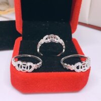 NHẪN KIM TIỀN BẠC TA CHUẨN ĐƯỜNG KÍNH 1,7CM- RE VO DICH