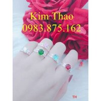Nhẫn kim tiền bạc ta đủ màu