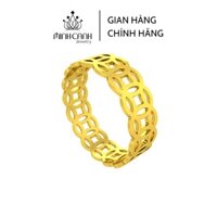 Nhẫn Kim Tiền Bạc Xi Vàng May Mắn Tài Lộc Minh Canh Jewelry