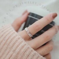 NHẪN KIM TIỀN BẠC Ý S925 CAO CẤP CHO NỮ