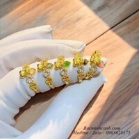 Nhẫn Kim Tiền Cửu Nguyệt Long Vàng 10k NNU221