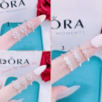 Nhẫn kim tiền gắn đá siêu đẹp, tinh tế chất liệu bạc 925 cao cấp