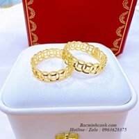 Nhẫn Kim Tiền Vàng tây 10K NNU121