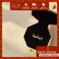 Nhẫn mạ vàng nữ đẹp 18k đính kim cương giá rẻ hình vương miện Gixjewelry
