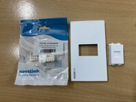 Nhân mạng cat5 cat6 âm tường Novalink, hàng chính hãng made in Taiwan, full thuế VAT, COCQ - 1 nhân cat5 mặt