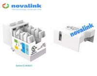 Nhân mạng cat6 âm tường Novalink CC-04-00231, made in Taiwan