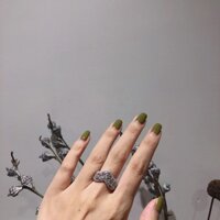 Nhẫn mở hình kim tự tháp đa năng, thiết kế đầy đủ kim cương, mạ zirconia, bạc S925, phong cách internet nổi tiếng ngọt ngào