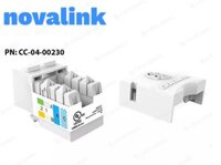 Nhân Modul Jack RJ45, ổ cắm mạng âm tường Cat5e Novalink -Tai Wan