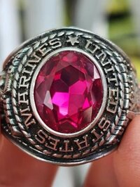 nhẫn mỹ xưa hợp kim quân đội usmc jostens