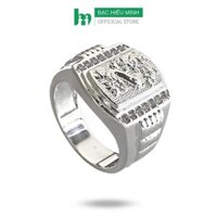 Nhẫn Nam Bạc 925 Hình Rồng Tinh Tế BẠC HIỂU MINH NA614