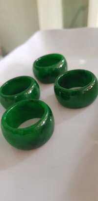 Nhẫn Nam Đá cẩm thạch Xanh đậm bóng đẹp Nhẫn Ni 20mm x Cao 14mm x dầy 4mm Hợp Nam mệnh Thuỷ mệnh Mộc mệnh Hỏa đeo ni 20mm đẹp ạ