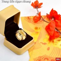 Nhẫn nam kiểu hợp kim xi vàng-M75135