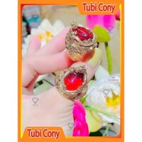 Nhẫn nam mạ vàng 18k N1158-180 đình đá CZ-Tubicony- - Mang đi chơi, đi tiệc rất đẹp - Bao đổi trả