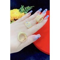 Nhẫn Nam Mạ Vàng Kiểu Dáng Đính Đá RM04160323