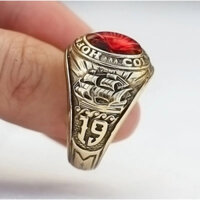 Nhẫn Nam - Nhẫn Mỹ Cổ Xưa Phong Thủy Thuận Buồm Xuôi Gió 1968