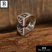 Nhẫn Nam nữ Chrome Heart Punk Rock Rap N019 - Nhẫn Thép Titan Cao cấp Không gỉ