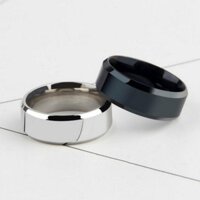Nhẫn Nam Titan Tròn Trơn Phong Cách Hàn Quốc VSN-JNG8041 - Trắng Trơn - 10