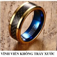 Nhẫn nam Tungsten Carbide vĩnh viễn không trầy xước