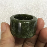 Nhẫn ngọc càn long cho nam loại vuông và dẹp đủ saize và đủ màu - Xanh đậm - size 2.0