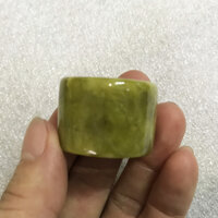 Nhẫn ngọc càn long cho nam loại vuông và dẹp đủ saize và đủ màu - vàng  - size 2.0