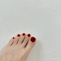 Nhẫn ngón chân đàn hồi vàng Mỹ thời trang, nhẫn ngón chân hạt vàng nhỏ, trang sức ngón chân thời trang