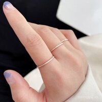 Nhẫn ngón trỏ không phai, Nhẫn Ngón Út Instagram thiết kế thích hợp cho nữ, ngón tay cá tính phong cách lạnh, Ngón tay giữa cực mỏng