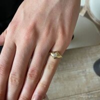 Nhẫn ngón út đơn giản Thiết kế cá tính thời trang Nhẫn ngón trỏ cao cấp khí chất sang trọng nhẹ nhàng dễ phối đồ nữ