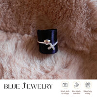 Nhẫn nữ bạc 999 BLUE JEWELRY Hình tim trơn [NB0028]