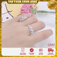 NHẪN NỮ BẠC TA DẠNG PHAY - Trang sức QMJ cam kết Bạc Chuẩn, sáng đẹp, chất lượng