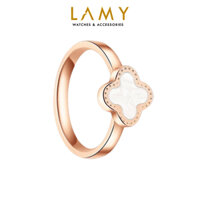 Nhẫn nữ CDE Lucky Four Leaf Ring Rose Gold CDE8085WH